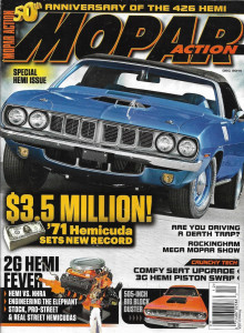 MOPAR ACTION 2014 DEC - 426 50TH ANNIV, ROCKINGHAM, BIG BLK DUSTER, HEMI v NHRA*